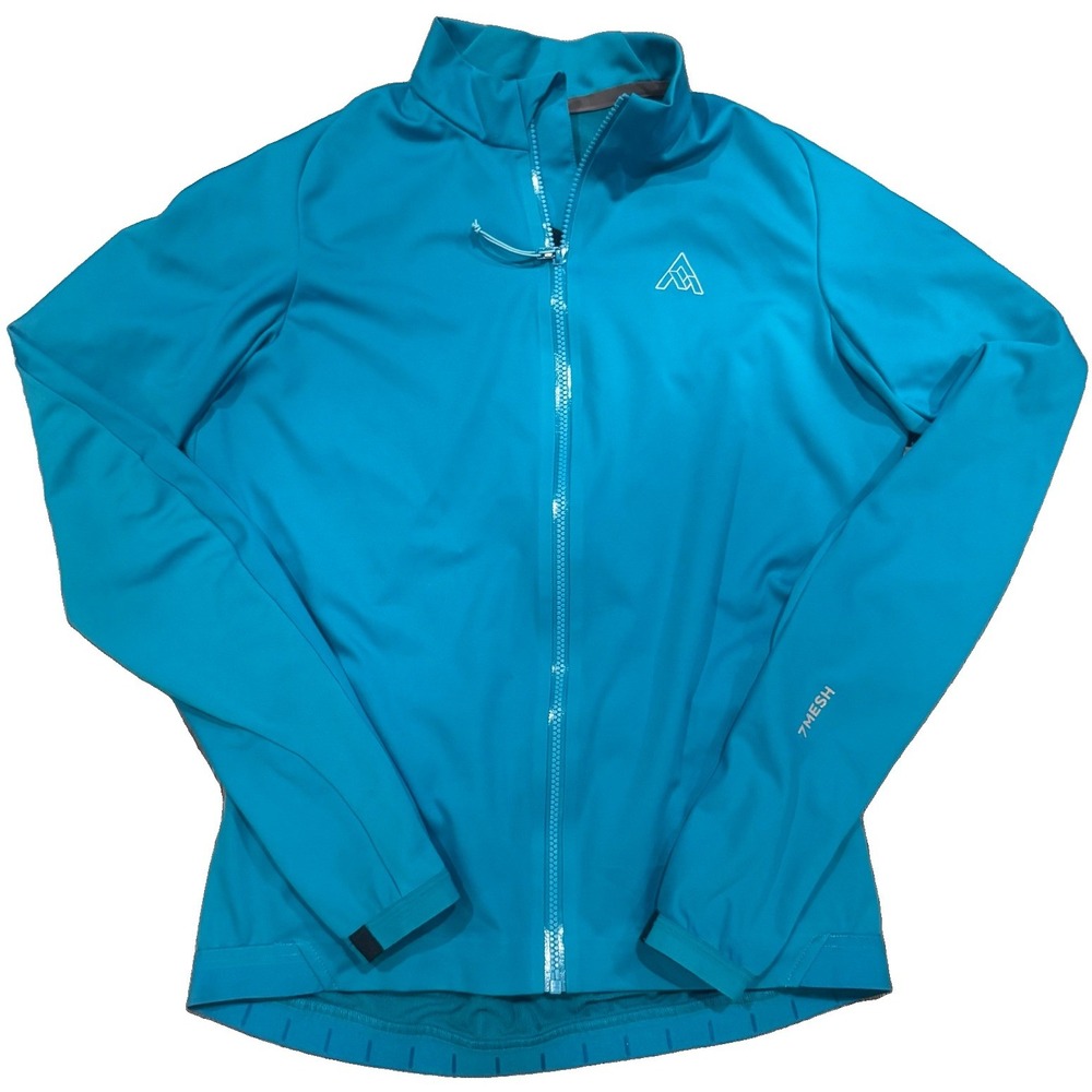 7mesh Synergy Women's Medium Gore-Tex Infinium Cycling Jersey Aqua Teal